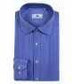 Men's medium blue striped...
